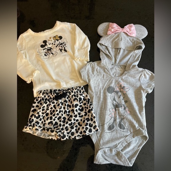 Disney Baby Girl Minnie Mouse Bundle Size 3 Months - Picture 1 of 7